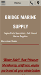 Mobile Screenshot of bridgemarinesupply.com